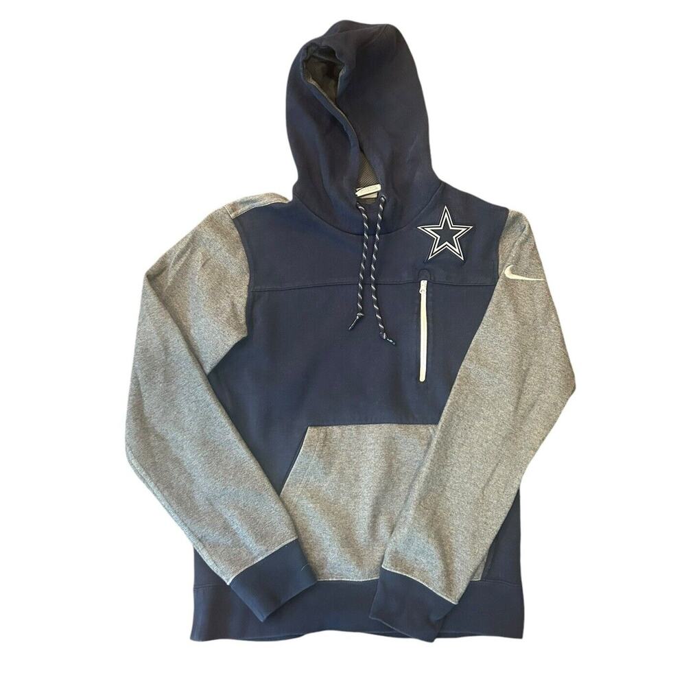 Nike Dallas Cowboys NFL Team Apparel Hoodie Sweatshirt Slim Fit Mens Small